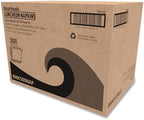 Boardwalk 1-Ply White Disposable Napkins, 6 Packs of 500, 3000 Total, 12" x 12, Quarter-Folded, Absorbent Textured Paper, Made in the USA