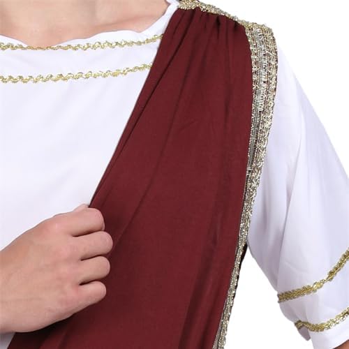 EraSpooky Ancient Greek Men Roman Toga Caesar Party Fancy Dress Costume