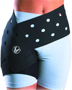 Cramer Groin Hip Spica Support For Groin Strain, Groin Sprain, Hip Replacement, Sporting & Hip Flexor Injuries, Sciatica Nerve Ache Relief, Adjustable Neoprene Compression Wrap, Injury Recovery, Black