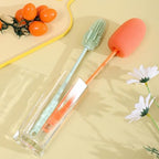 Long Handle Bottle Brush Cup Scrubber Glass Cleaner Kitchen Cleaning Tool Drink Bottle Glass Cup Cleaning Brush
