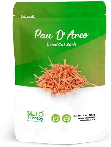 Pau D’Arco Bark Tea 2 oz – Cut & Sifted Tabebuia impetiginosa – Loose Leaf Herbal Infusion – Caffeine Free – Resealable Pouch (Pau D'Arco Bark)