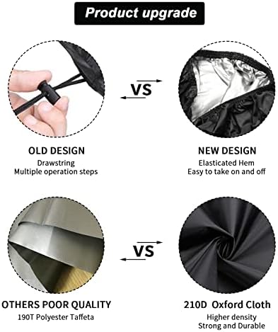 Mobility Scooter Cover, 55inch Wheelchair Cover Waterproof for 3&4 Wheels Electric Mobility Scooter Accessories Outdoor-55"L x 26"W x 36"H