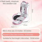 Medical Boots, Ankle Sprain Correction Boots, Ankle Sprain Braces, Adjustable Splints, Walking Boots,Detachable Linings(Short-Right)
