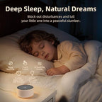 Kipcush White Noise Machine with Night Light – Nursery Sound Machine with Soft Non-Glare Lamp, 30 Soothing Sounds, 8 Color Lights, Up to 8-Hour Timer for Baby & Adults