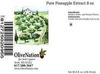 OliveNation Pineapple Extract from Natural Flavors, Tropical Aroma & Taste for Baking, Beverages, Frosting, Sugar Free, Non-GMO, Kosher, Vegan - 8 oz