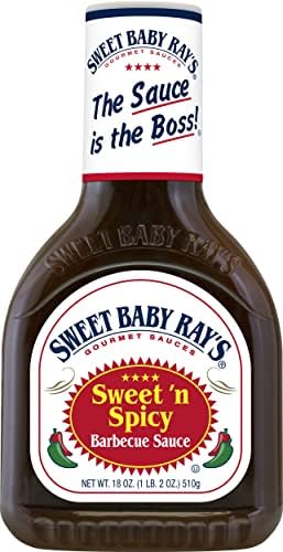 Sweet Baby Ray's Variety BBQ Sauce Set - Honey, Hickory, and Sweet 'n Spicy - 18 Oz Bottles, Pack of 3 for Flavorful Grilling and Culinary Adventures Galore (Variety Pack)