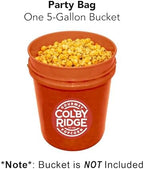 Colby Ridge Salted Caramel & Cheese Gourmet Craft Popped Gluten Free Popcorn Bulk Sized Large Gift Party Bags (Bulk 5 Gal. 80 Cups)