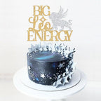 Leo Birthday Cake Topper, Big Leo Energy, Leo Season, Glittery 12 Constellation Zodiac Birthday Baby Shower Party Decorations Supplies
