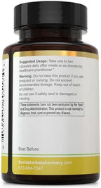 Florida Herbal Pharmacy, Japanese Ashitaba Leaf Extract Capsules 10:1 (120 Capsules) Two Months Supply