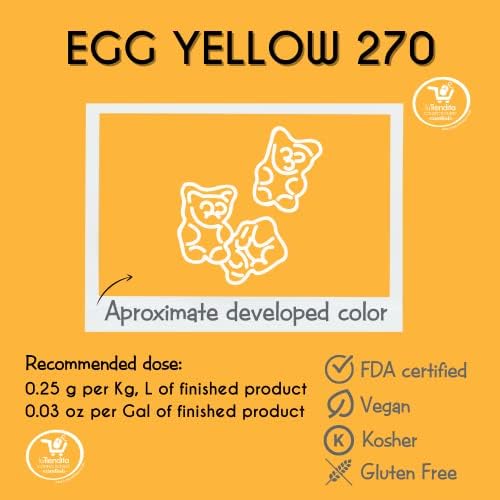 Deiman Artificial Food Color Egg Yellow 270 (3.5 oz)