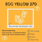 Deiman Artificial Food Color Egg Yellow 270 (3.5 oz)