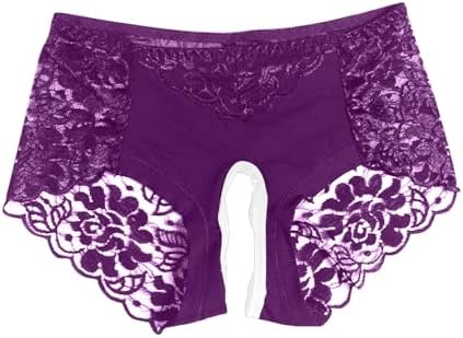 Womens Sexy Cheeky Underwear Seamless Panties Mesh Lace Bikini Briefs See Through Sheer Slutty Naughty Sex Lingerie