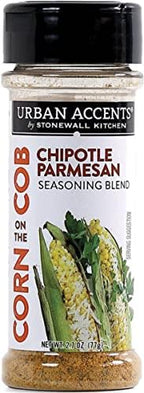 Urban Accents Corn on the Cob Vegetable Seasoning, Chile Lime and Chipotle Parmesan (2-pack)