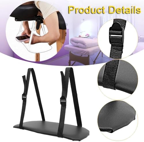Hanging Arm Rest for Massage Tables, Armrest Support, Portable Comfort Hanging Shelf, Arm for SPA, Home, Black