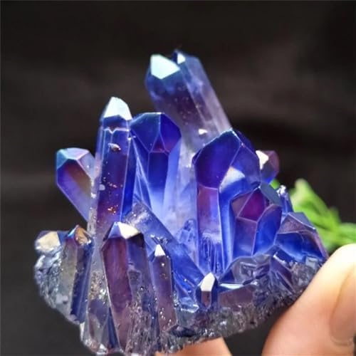 Stone Aura Quartz Crystal Titanium Bismuth Silicon Cluster
