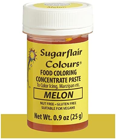 Sugarflair Food Coloring Concentrate Paste, 25 Grams Melon