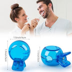 Hxezoc 4 Pack Travel Toothbrush Head Covers Portable Toothbrush Protector Cap Brush Pod Case Protective Plastic Clip for Household Travel, School, Bathroom, Camping, Business