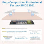 Homebuds Smart Bathroom Scale for Body Weight, High Precision Assured by Weight Scale Professional Factory Since 2001, App Sync 13 Body Composition with BMI and Body Fat, 400lb in 0.1lb, Rose Gold