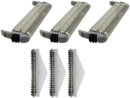 Foil and Cutter Set Compatible with Remington MicroScreen 3 TCT MS3-2000, MS3-2700, MS3-3000, MS3-3500, MS3-3700, MS3-4000