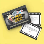Gift Republic Movie Trivia Cards Classic Movie Question Cards Fun Quiz Questions Movie Buff Gift Portable Travel Game