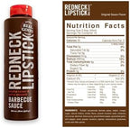 Redneck Lipstick Original BBQ Sauce, Smoky Sweet and Spicy Smooth, ideal for All Recipe, BBQ game with Authentic American Flavor, 3 Pack (18 Ounce)