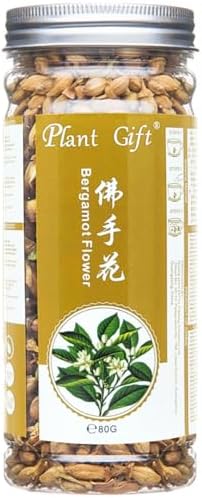 Dried Bergamot Flower 2.82oz/80g 佛手花 No Additives, Sulfur Free, Chinese Dried Herbs Angelica Sinensis Dong Quai Natural Herbal Tea