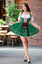 TOONRAIN Oktoberfest Costumes Women Authentic German Dirndl Dress Bavarian Style Beer Outfit