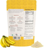 Indus Farms Freeze Dried Banana Fruit Powder | Wholesome Flavor for Smoothies, Baking, Cereals, Frostings, Energy Bars | Natural Sweetener | Additive-Free, GMO-Free | 1 LB