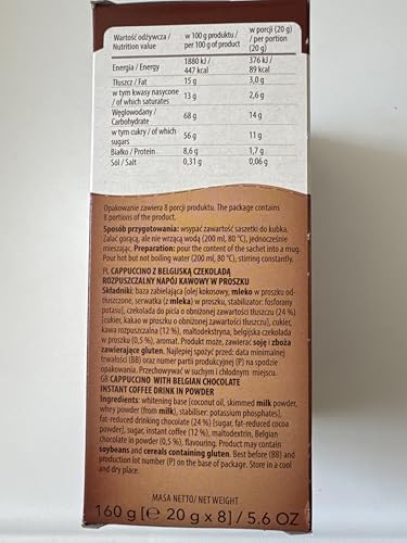 Mokate Cappuccino Chocolate (150g/5.3oz)