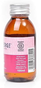 Steenbergs Organic Rose Water 100ml Glass Bottle