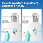 Potaroma Cat Nail Clipper with Adjustable 3-Size Trimming Hole & Hidden Nail File | Safe Toenail Trimmer for Kittens & Indoor Cats | Anti-Splash Claw Cutter for Grooming (Blue)