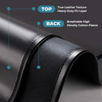 Noverlife 70x32in Massage Table Cover Protector, PU Leather Lash Bed Cover Reusable&Wipeable Esthetician Bed Covers Massage Beds Covers, Replacement Wax Mat for Beauty Salon Spa Tattoo - Black