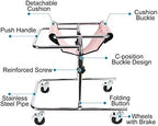 Cerebral Palsy Disability Rehabilitation Training Upright Walker for Kids - Foldable Toddler Walker with Wheels and Seat for Improved Mobility and Independence