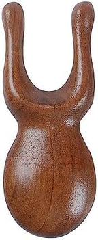 OULIGET Natural Wooden Nose Guasha Massage Tools Anti-Static, Eyes Facial Wood Gua Sha Tool,face Manual Massager Tool, Multifunctional Handheld Meridians Acupoint Massage Tool,1 Pieces.