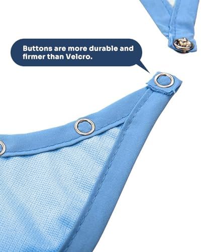 Adult Bibs, 3-Pack Washable Waterproof Clothing Protector for Men, Women, Elderly Seniors - Reusable Large Feeding Bibs