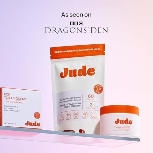 Jude Bladder Control Supplements for Women | Overactive Bladder Support Pills to Reduce Leakage and Incontinence | Go Less for Frequent Urination | 60 Count (1 Month Supply)