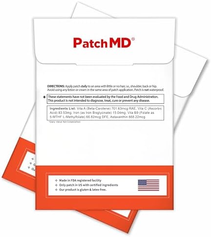 Iron Plus Topical Patches - 30 Days Supply