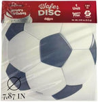 Dekora, Edible Soccer Ball Cake Decoration, Edible Cake Toppers Decoration for Sports Party, Round 7.8 In, For Fondant, Cream, Buttercream and Chocolate Coating, Easy to Use, Sugar-Free