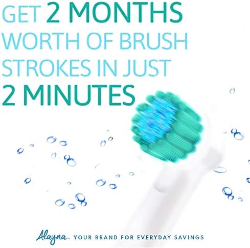 Replacement Brush Heads Compatible with Oral B- Sensitive Gum Care Electric Toothbrush Heads - Pk of 8 Generic Sensitive Brushes- Fits Oral-b Braun 7000, Pro 1000, 9600, 500, 3000, 8000 Clean