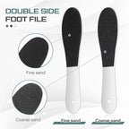Lothee 15 Pack Foot File Foot Callus Remover Double Sided Professional Sandpaper Pedicure Tool Feet Scrubber Sander Feet Rasp for Dead Skin Cracked Heel Women Manicure Beauty Spa, 100/180 Grit, White