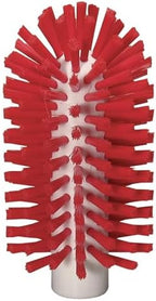 Vikan 5380-77-4 Stiff Tube Brush, Polyester, 3-3/32" x 6" OAL, Red