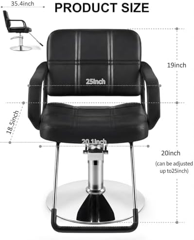 Artist hand Hydraulic Barber Chair Salon Chair for Hair Stylist Tattoo Chair Shampoo Salon Equipment