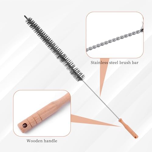Cleaning Brush for Radiator, Dryer Lint Brush Radiator Duster Brushes Vent Cleaner Long Handled Radiators Brushes Refrigerator Coil Brushs Washing Machine Cleaning Tools for Household (1 Pack)