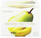 Clearspring Organic Fruit Puree Pear/Banana (2x100g)