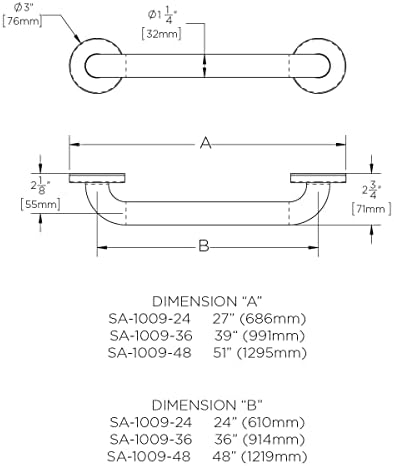 Speakman Neo ADA Grab Bar