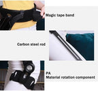Hands-Free Knee Crutch - Lightweight Bionic Walking Assistant for Non-Weight Bearing Injuries, Pain-Free Cane Alternative for Below The Knee Support, Medium Left Leg