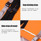 Portable Stretcher, Medical Folding Stretcher with Handles and Storage Bag, Made of Composite EVA with Snap-Fastening Straps, for Hospital, Home, Sports Venues, Ambulance Patient Transport