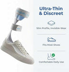 AFO Drop Foot Brace - Lightweight & Moldable Stabilizer Brace for Men and Women, Trimmable Foot Drop Support for Stroke, MS, Hemiplegia, Fits Inside Most Shoes (Medium, Right)