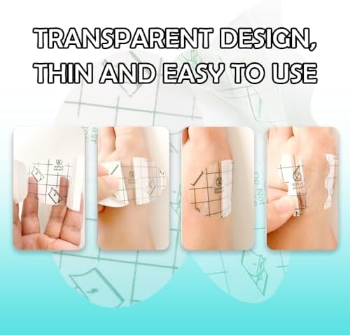 120 Pcs Self Adhesive Heel Anti Wear Sticker, Waterproof Self-Adhesive Heel Protectors for Prevent Heels Rubbed and Discomfort, Invisible Thin Pads, for High Heels Sports Shoe, Transparent