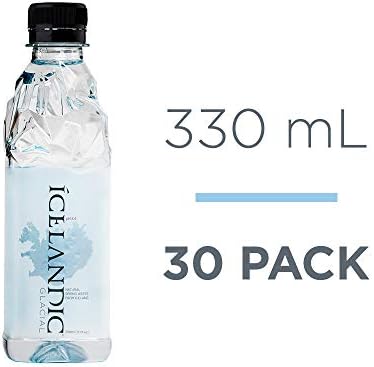 Icelandic Glacial Natural Spring Alkaline Water, 330 mL / 11.1 Fl Oz (Pack of 30)